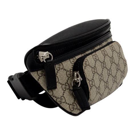 gucci gg supreme belt bag reviews|gucci belt with silver buckle.